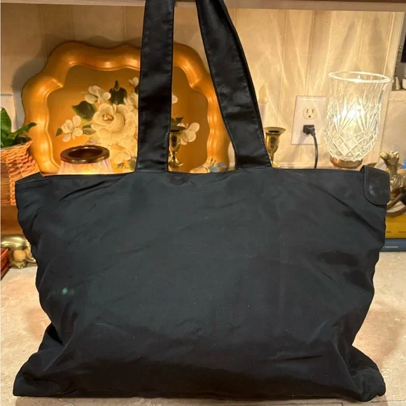 Loewe Black Nylon Tote Bag with a Spacious Design - Picture 6 of 15